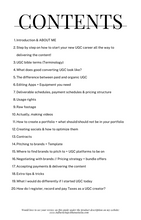 Load image into Gallery viewer, UGC Guide