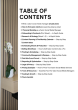 Load image into Gallery viewer, Salon Social Media Manager Guide for Beauty Service-Based Businesses