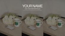 Load image into Gallery viewer, Editable Canva UGC Portfolio Template