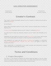 Load image into Gallery viewer, UGC Creator Contract Template (Canva Editable)
