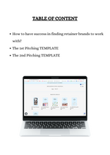 Load image into Gallery viewer, UGC Retainer Brand Email Pitch TEMPLATE (2 connected Templates)