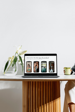 Load image into Gallery viewer, Neutral UGC Portfolio Template Website (Canva editable)