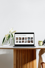Load image into Gallery viewer, Neutral UGC Portfolio Template Website (Canva editable)