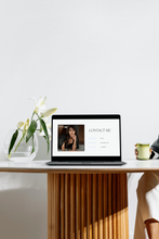 Load image into Gallery viewer, Neutral UGC Portfolio Template Website (Canva editable)