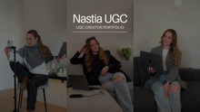Load image into Gallery viewer, Editable Canva UGC Portfolio Template
