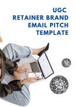 Load image into Gallery viewer, UGC Retainer Brand Email Pitch TEMPLATE (2 connected Templates)
